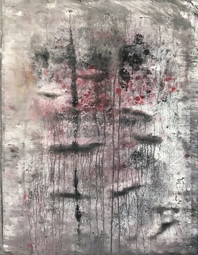 BLACK FLOWERS di Marc Feld, Pittura in vendita su Singulart