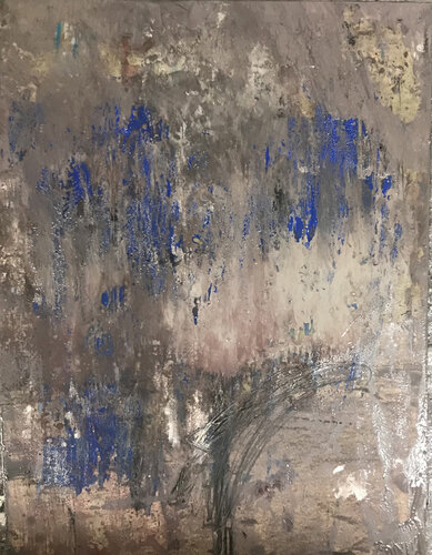 BLUE FALL van Marc Feld, Schilderij te koop op Singulart