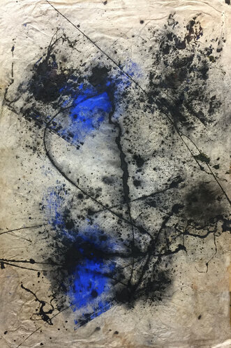 ESPACE TEMPS variation 4 di Marc Feld, Pittura in vendita su Singulart