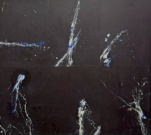 POUR ELVIN JONES 2 van Marc Feld, Schilderij te koop op Singulart