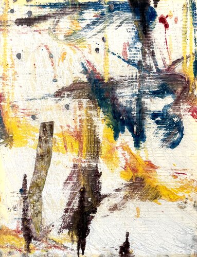 IMPACT 3 - TANT QUE TU PEUX DANSER van Marc Feld, Schilderij te koop op Singulart