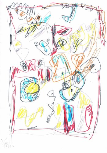 VOLIÈRE 7 von Marc Feld, Zeichnungen kaufen auf Singulart