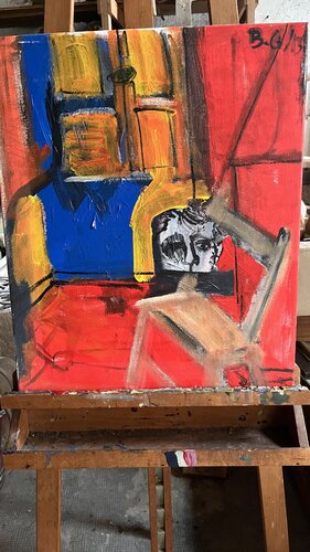 S/T van Bruno des Grottes, Schilderij te koop op Singulart