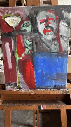 ST van Bruno des Grottes, Schilderij te koop op Singulart