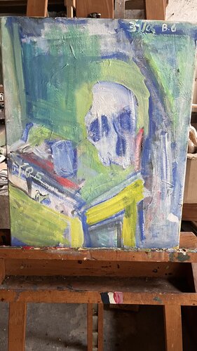 St van Bruno des Grottes, Schilderij te koop op Singulart