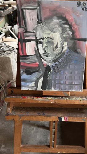 ST van Bruno des Grottes, Schilderij te koop op Singulart