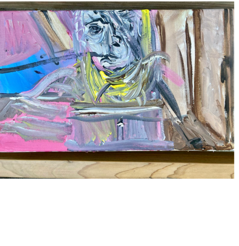 Solstice van Bruno des Grottes, Schilderij te koop op Singulart