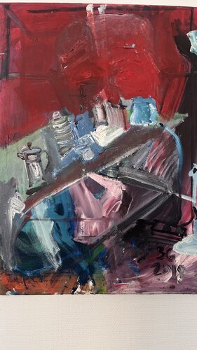 Cocina 2 by Bruno des Grottes, Painting for Sale on Singulart