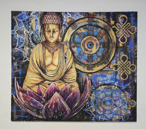 Buddha van Carla Maira, Schilderij te koop op Singulart