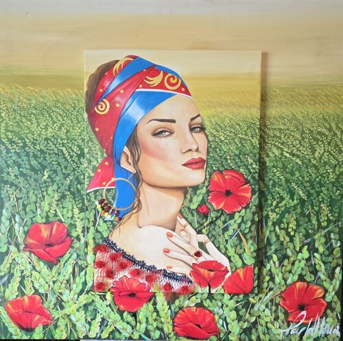 Sicilia: Sciauru d' amuri van Carla Maira, Schilderij te koop op Singulart