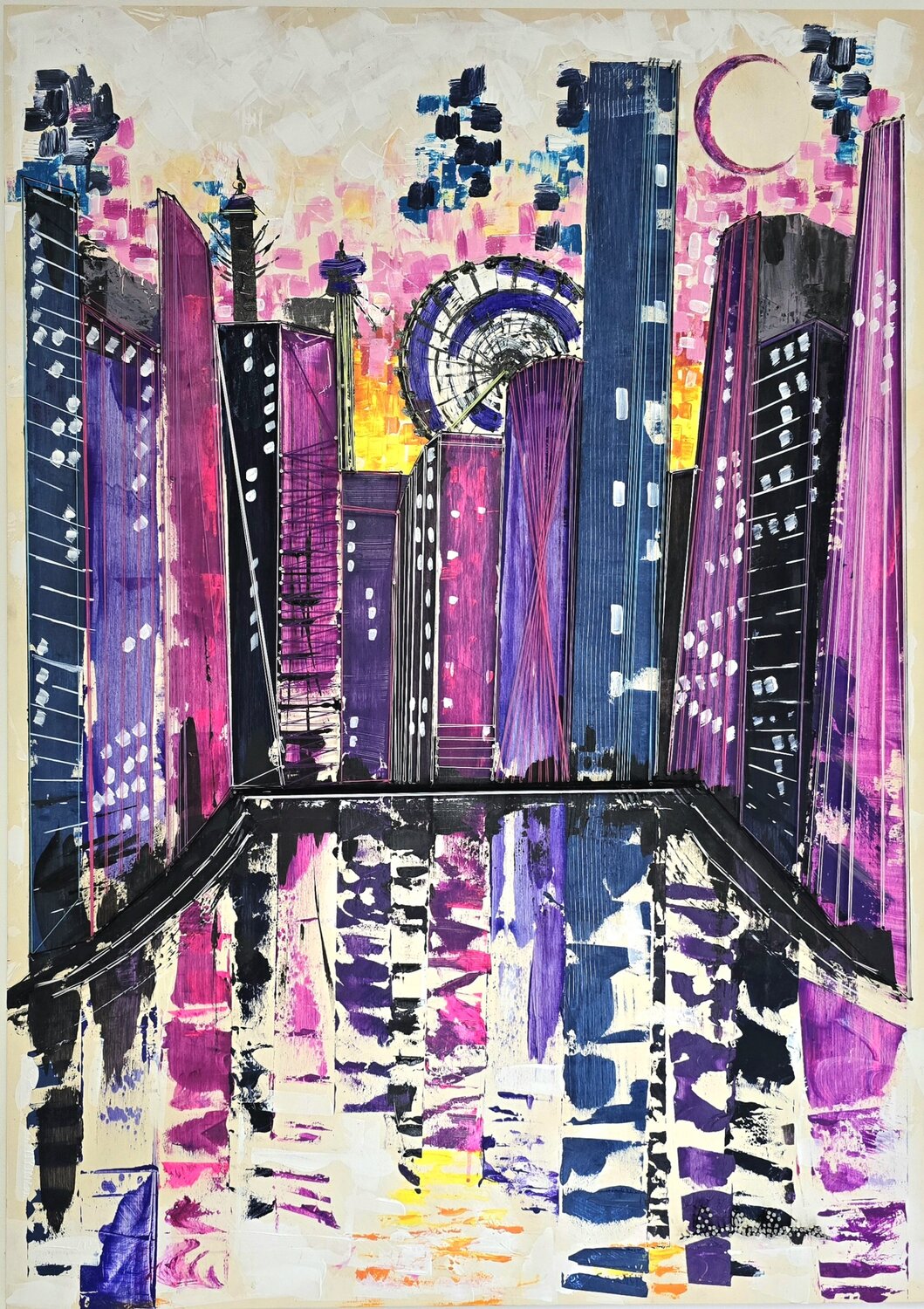 Crazy abstract landscape Carla Maira