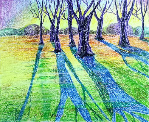 landscape No. 1 di Sitora Brejneva (Muradova), Pittura in vendita su Singulart