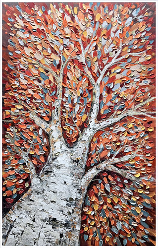 Scarlet Symphony van Lana Guise, Schilderij te koop op Singulart