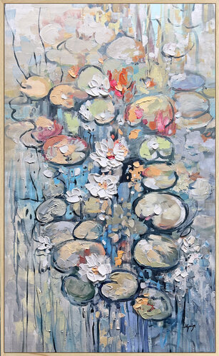 Mirage of Lilies van Lana Guise, Schilderij te koop op Singulart