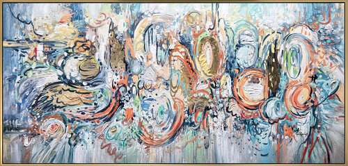 Vibrant Jazz Melody van Lana Guise, Schilderij te koop op Singulart