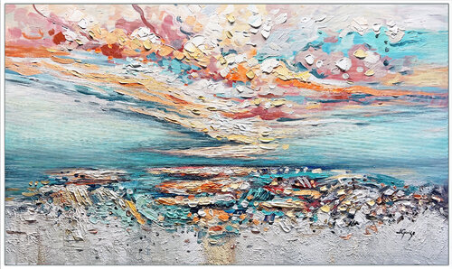 Blue Serenity van Lana Guise, Schilderij te koop op Singulart