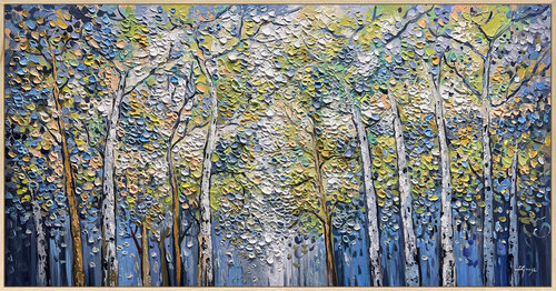 Leafy Sky van Lana Guise, Schilderij te koop op Singulart