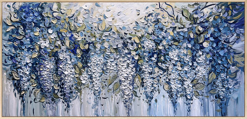 Wisteria Bloom by Lana Guise, Painting for Sale on Singulart