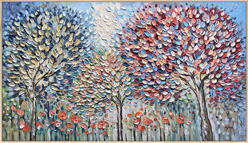 Forest in Bloom di Lana Guise, Pittura in vendita su Singulart