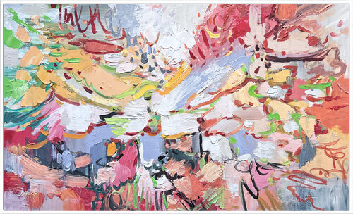 Pink Kiss van Lana Guise, Schilderij te koop op Singulart