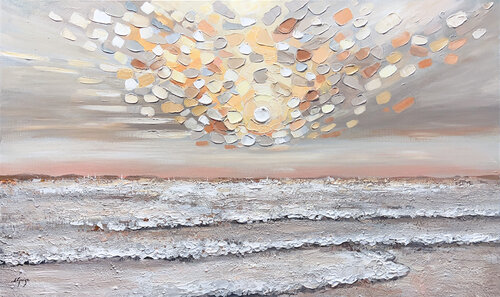 Heavenly Rise van Lana Guise, Schilderij te koop op Singulart