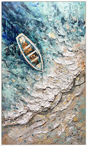Sailing Into Light van Lana Guise, Schilderij te koop op Singulart