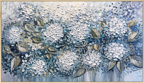 Shades of Hydrangea van Lana Guise, Schilderij te koop op Singulart