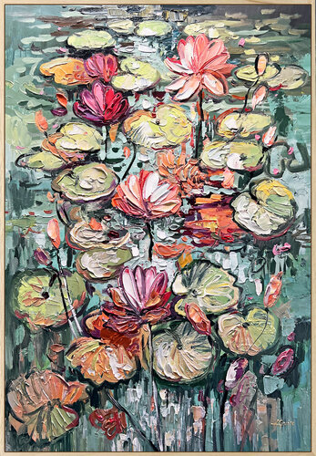 Serenity in Jade van Lana Guise, Schilderij te koop op Singulart
