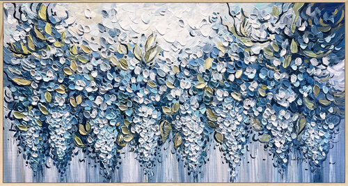Wisteria Cascade van Lana Guise, Schilderij te koop op Singulart