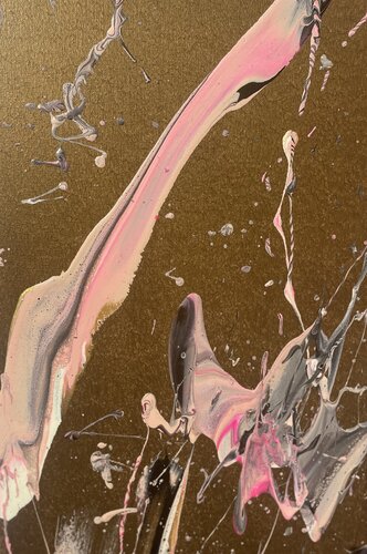 GOLDEN RAIN de Marlena Louisa, Pintura a la venta en Singulart