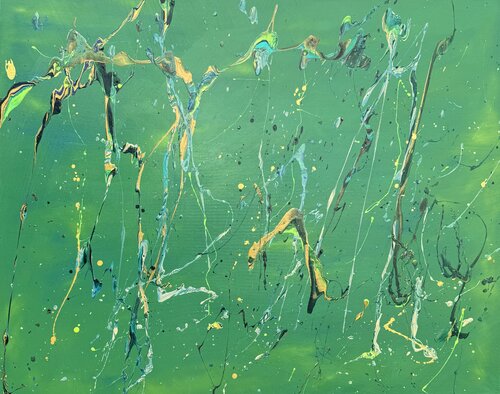WILD GREEN de Marlena Louisa, Pintura a la venta en Singulart