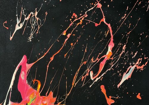 NEON ON BLACK de Marlena Louisa, Pintura a la venta en Singulart