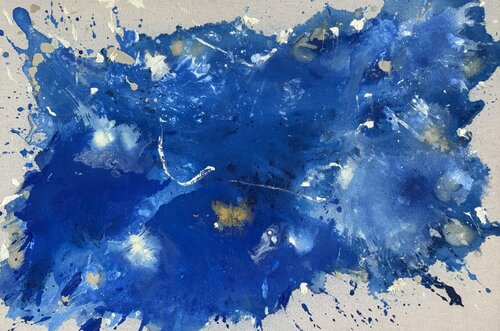 BLUERY UNIVERSE von Marlena Louisa, Malerei kaufen auf Singulart