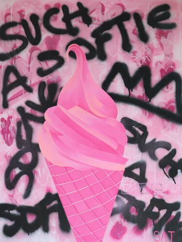 Such A Softie van Stephanie Tripolitaki, Schilderij te koop op Singulart