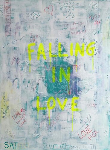 Falling In Love von Stephanie Tripolitaki, Malerei kaufen auf Singulart