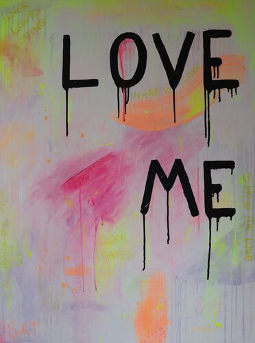 Love Me van Stephanie Tripolitaki, Schilderij te koop op Singulart
