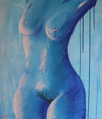 The Woman Who Celebrates von Stephanie Tripolitaki, Malerei kaufen auf Singulart