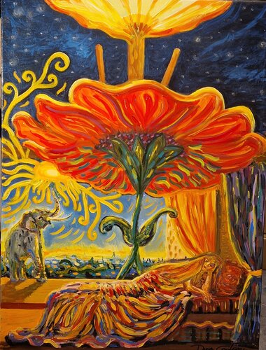 RAMIFICAZIONE DELL' ALBA di DARIO CARDONI, Pittura in vendita su Singulart