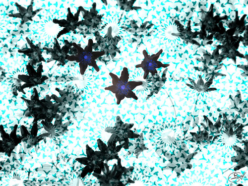 Litanie des spectres clairs par Raphaël Galante, Digital en vente sur Singulart
