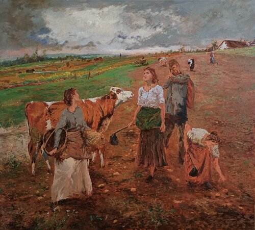At the end of work von Dávid Prokaj, Malerei kaufen auf Singulart