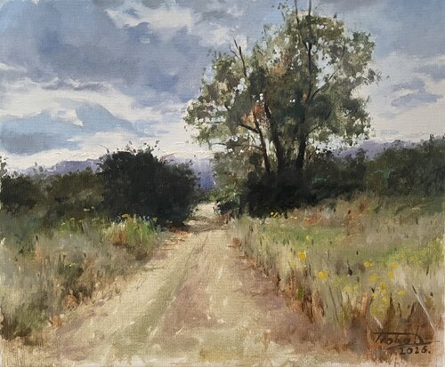 Road to the clearing de Dávid Prokaj, Pintura a la venta en Singulart