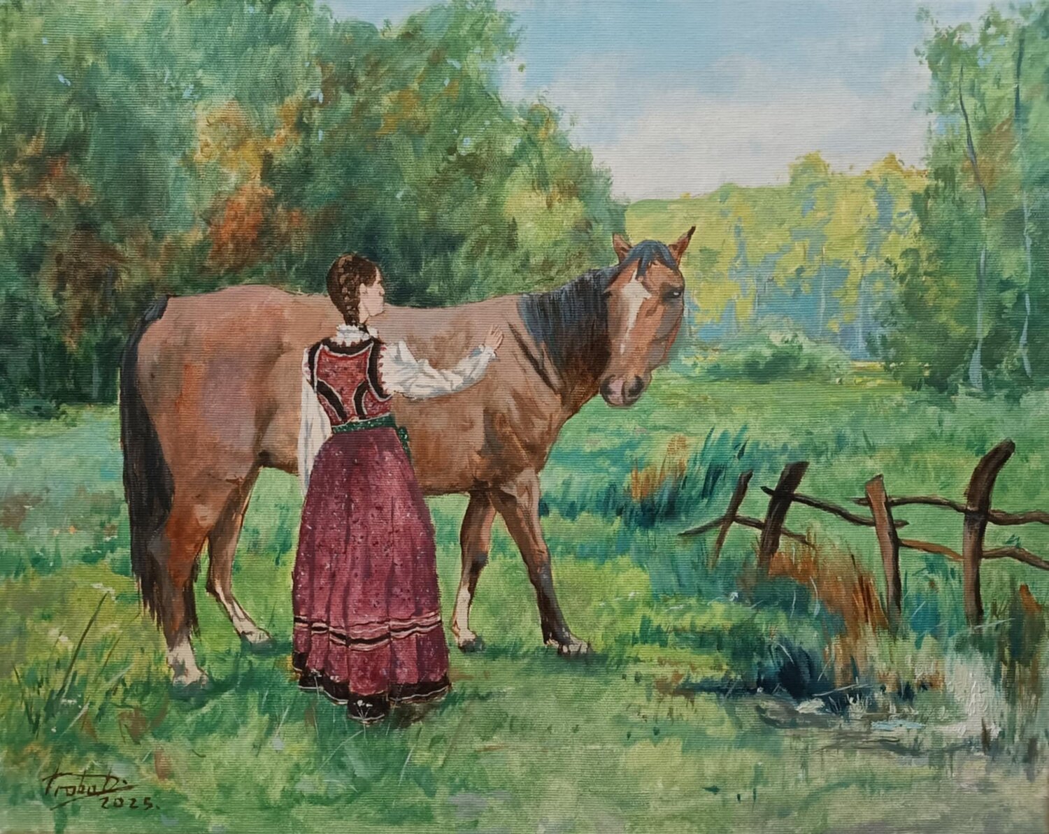 Meeting in the pasture Dávid Prokaj