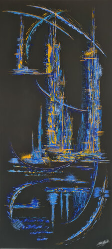 ELEVATION by Eric DELAHAYE, 회화 for Sale on Singulart
