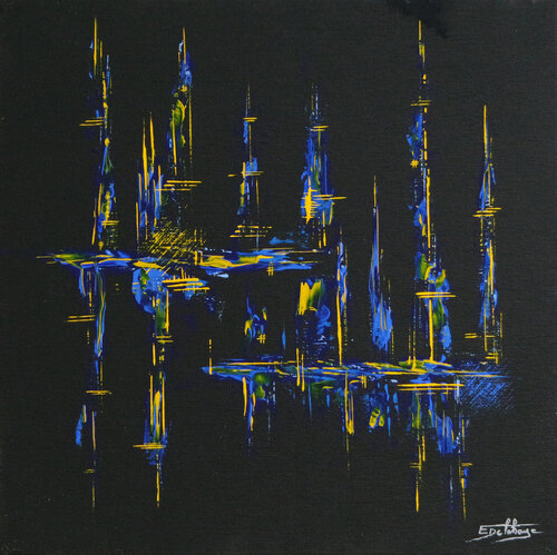 TROUBLE van Eric DELAHAYE, Schilderij te koop op Singulart