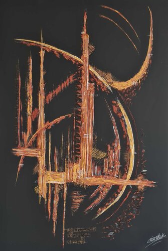 FORCE van Eric DELAHAYE, Schilderij te koop op Singulart