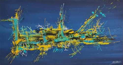 BALBUTIEMENTS INTERIEURS par Eric DELAHAYE, Peinture en vente sur Singulart