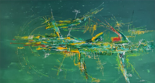 VISION IMPARFAITE par Eric DELAHAYE, Peinture en vente sur Singulart