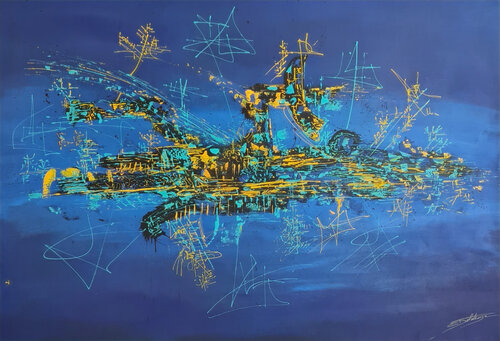 LIBÉRATION PROVISOIRE di Eric DELAHAYE, Pittura in vendita su Singulart