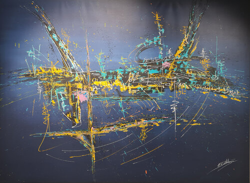 ENERGIE DES PROFONDEURS by Eric DELAHAYE, 회화 for Sale on Singulart
