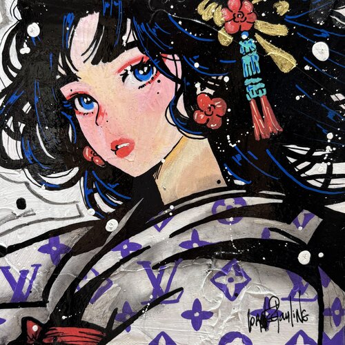 Lady love van Pauline Cornee, Schilderij te koop op Singulart